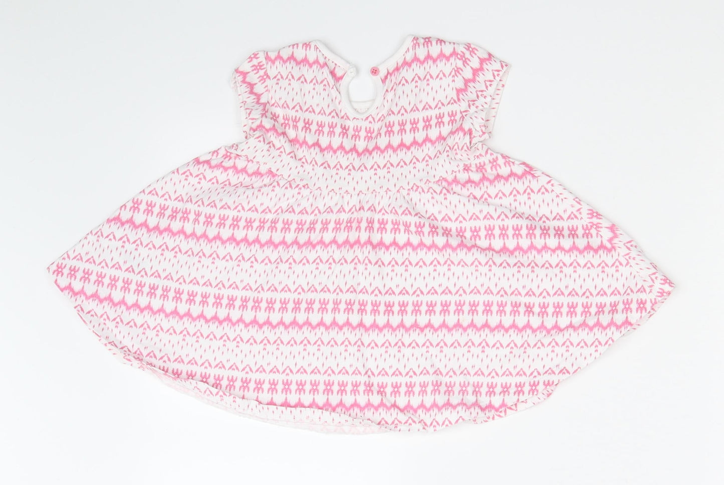 F&F Girls Multicoloured Argyle/Diamond  A-Line  Size 6-9 Months