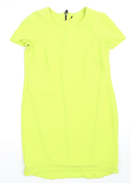 Topshop Womens Green   Pencil Dress  Size 10