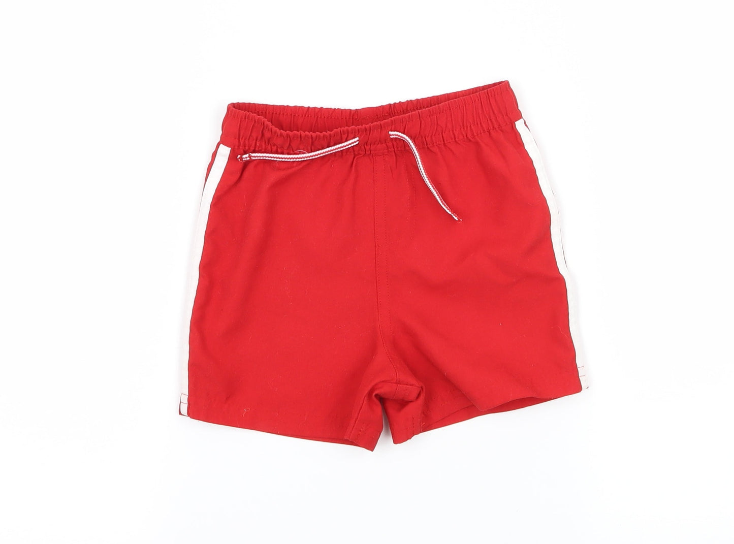 pRIAMRK Boys Red Striped  Cropped Trousers Size 12-18 Months