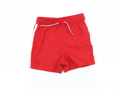 pRIAMRK Boys Red Striped  Cropped Trousers Size 12-18 Months