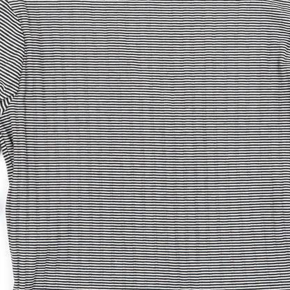 Womens UK Size 10 Atmosphere Black Basic T-Shirt