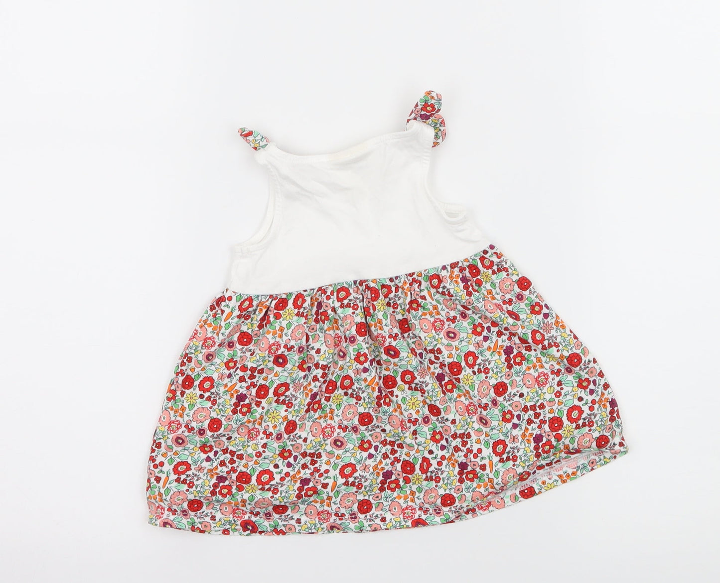 First Impressions Girls Multicoloured Floral Jersey Skater Dress  Size 3-6 Months