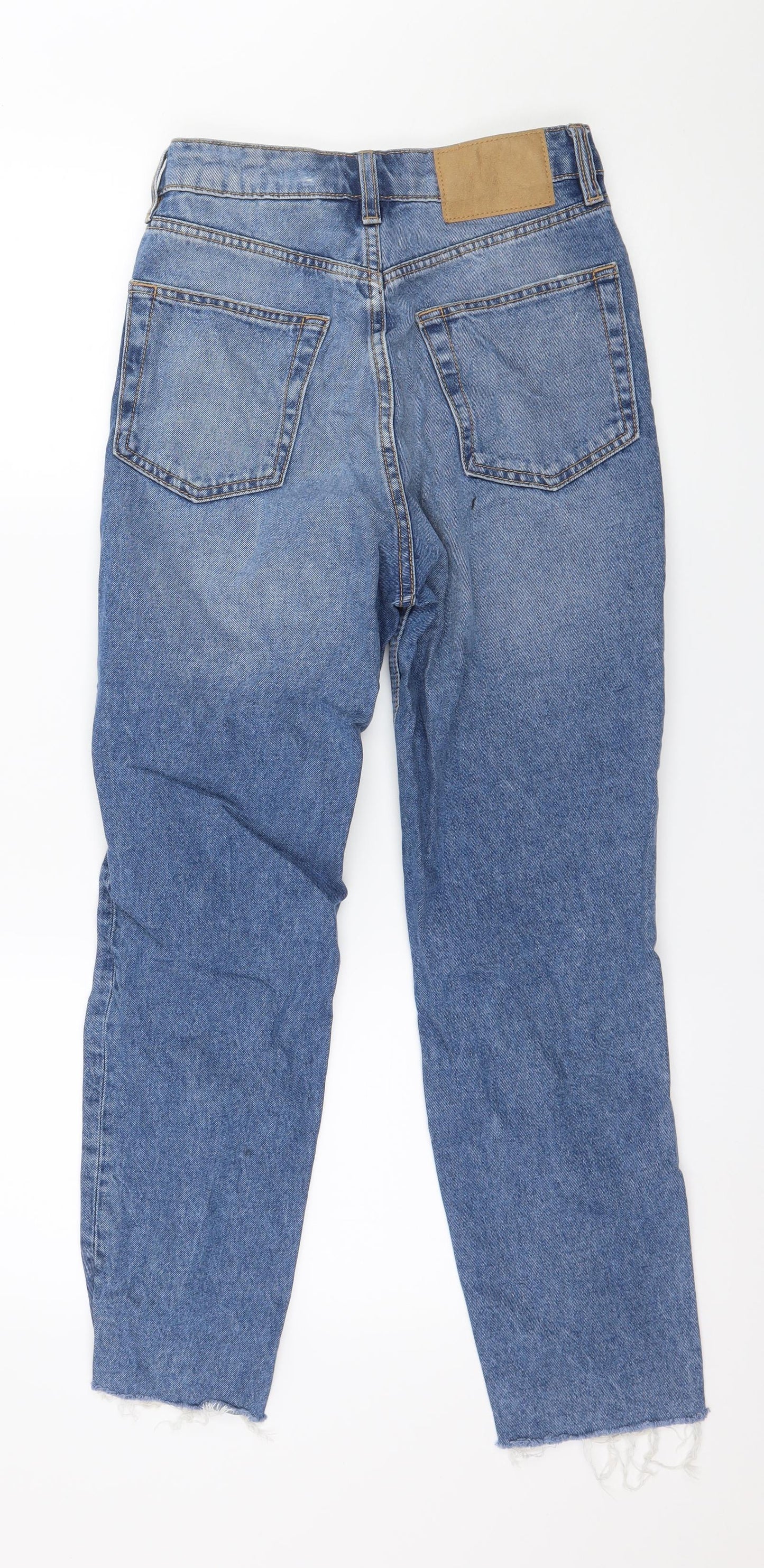 Divided by H&M Womens Blue  Denim Straight Jeans Size 6 L25 in