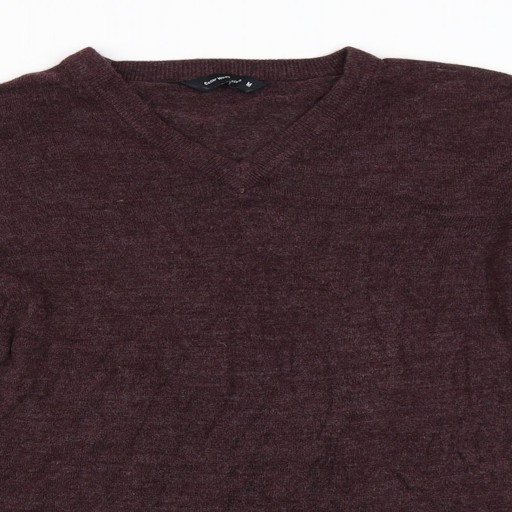 Cedar Wood State Mens Purple   Pullover Jumper Size M