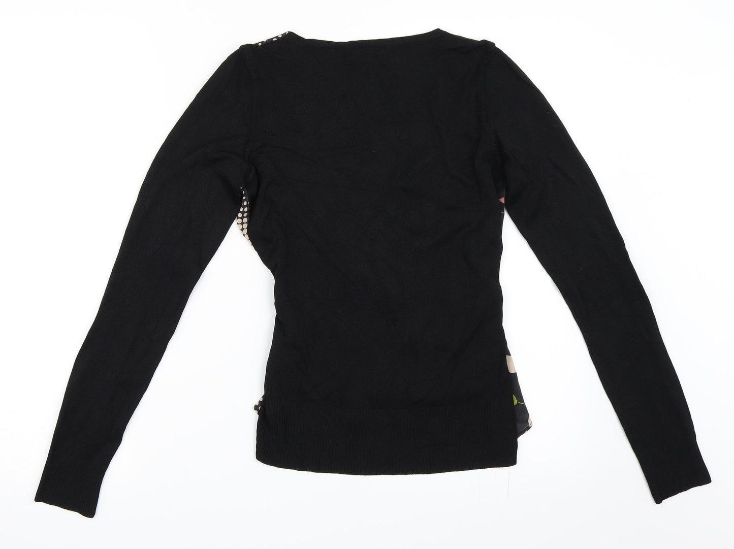 Womens UK Size 10 Coast Black Basic Blouse