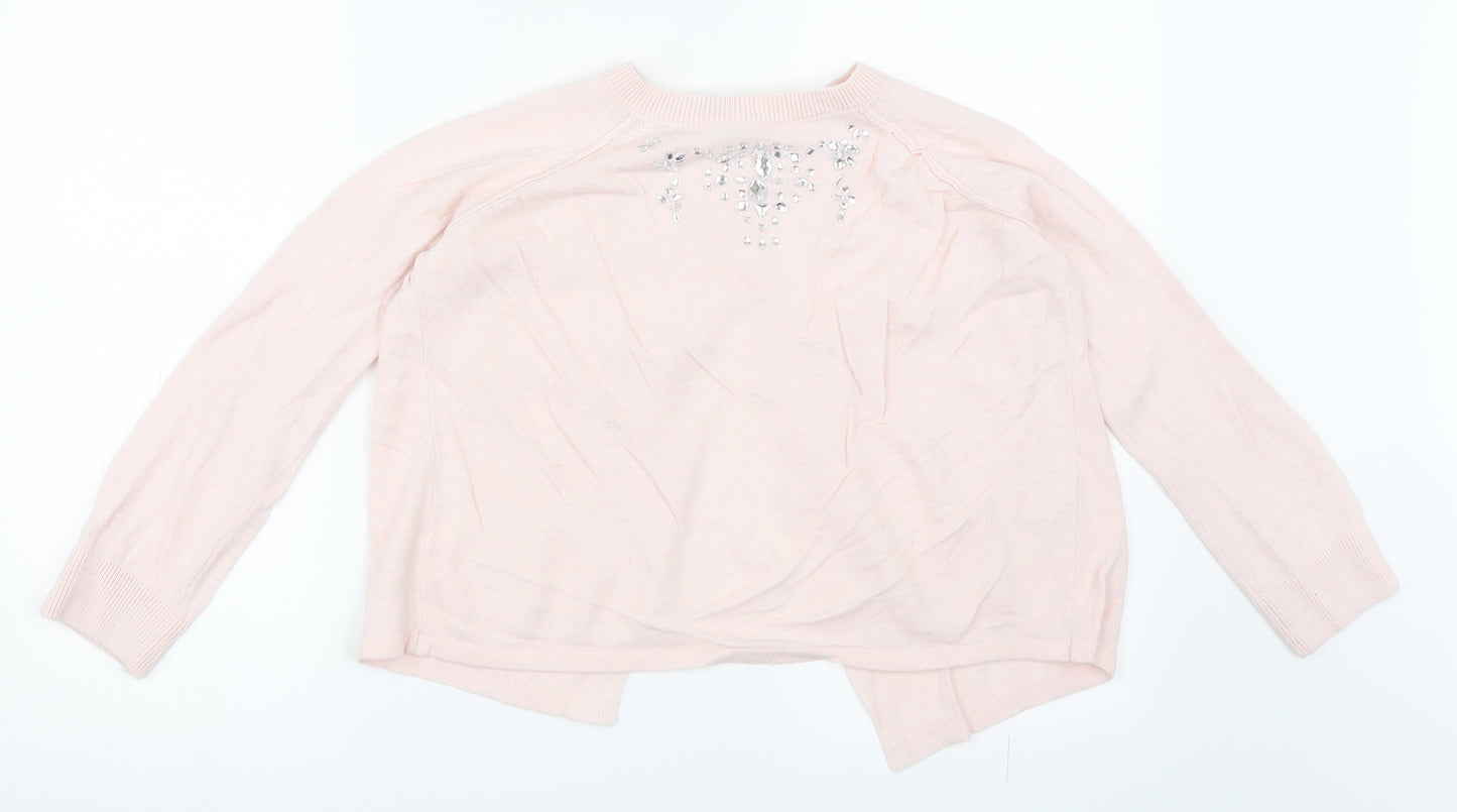 River Island Girls Pink   Pullover Jumper Size 9-10 Years
