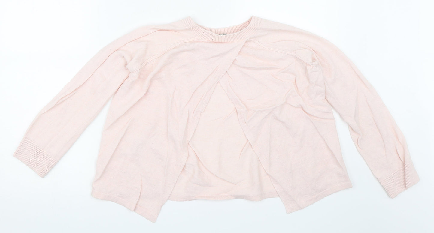 River Island Girls Pink   Pullover Jumper Size 9-10 Years