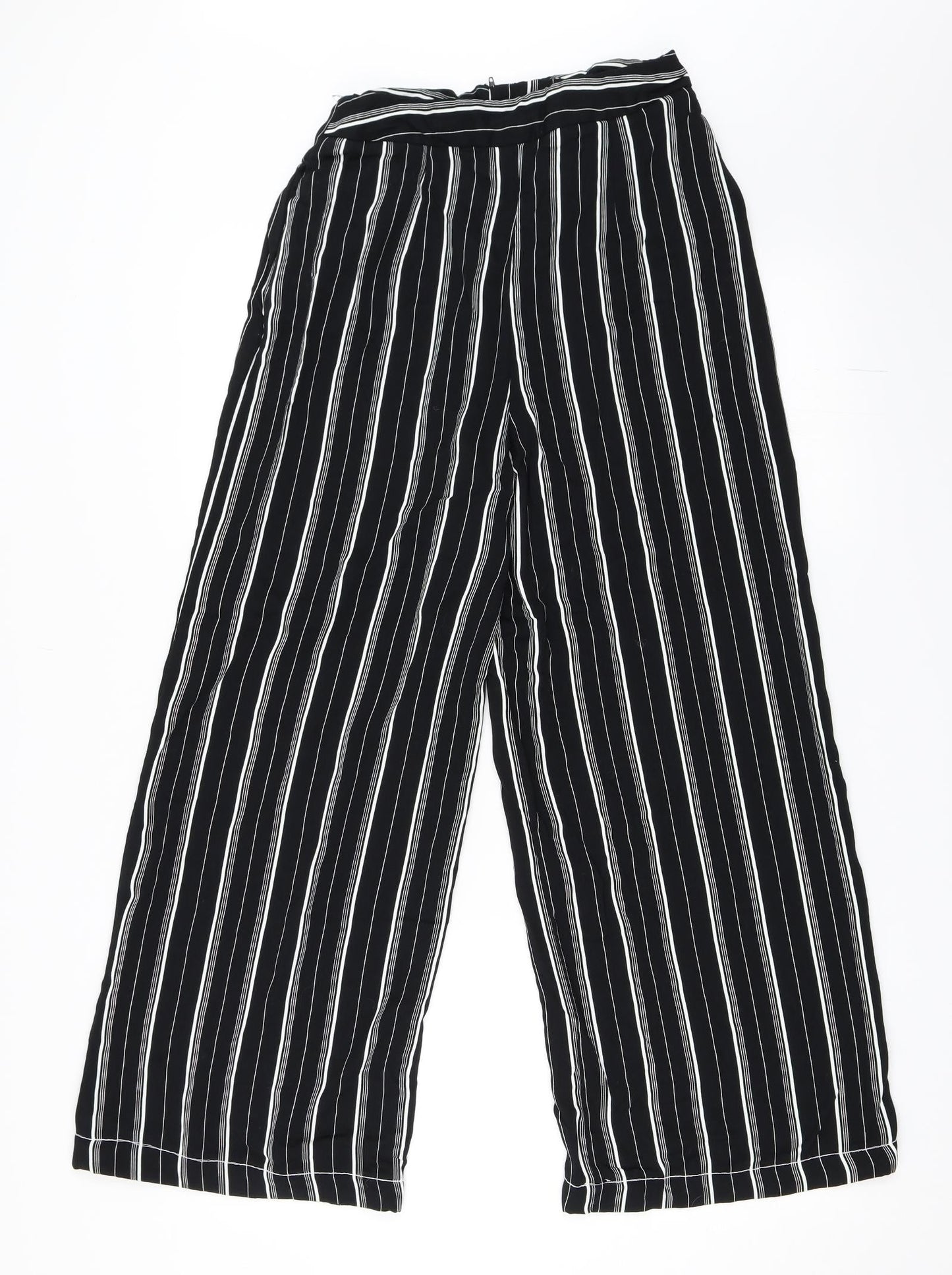 Womens UK Size 6 Miss Selfridge Regular Fit  Black Trousers