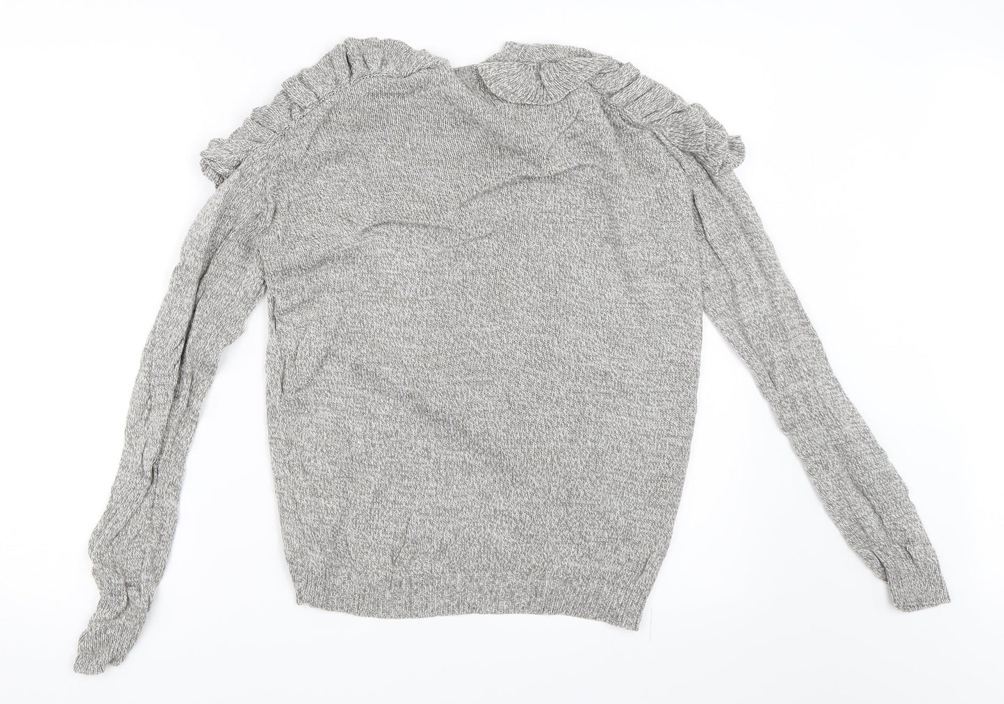 Papaya Womens Grey   Cardigan Jumper Size S