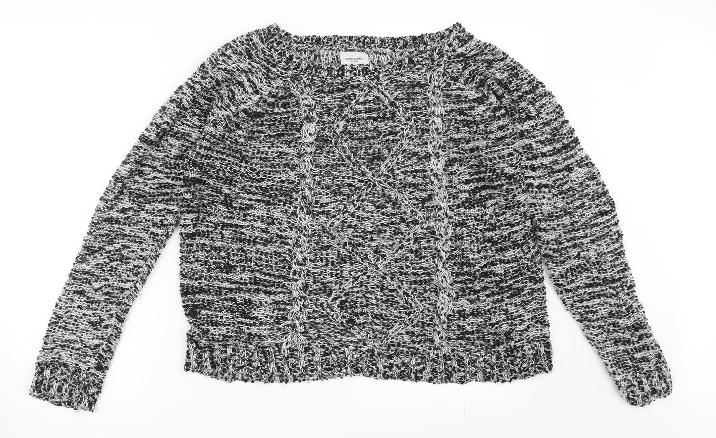 Vera Moda Womens Black   Pullover Jumper Size L