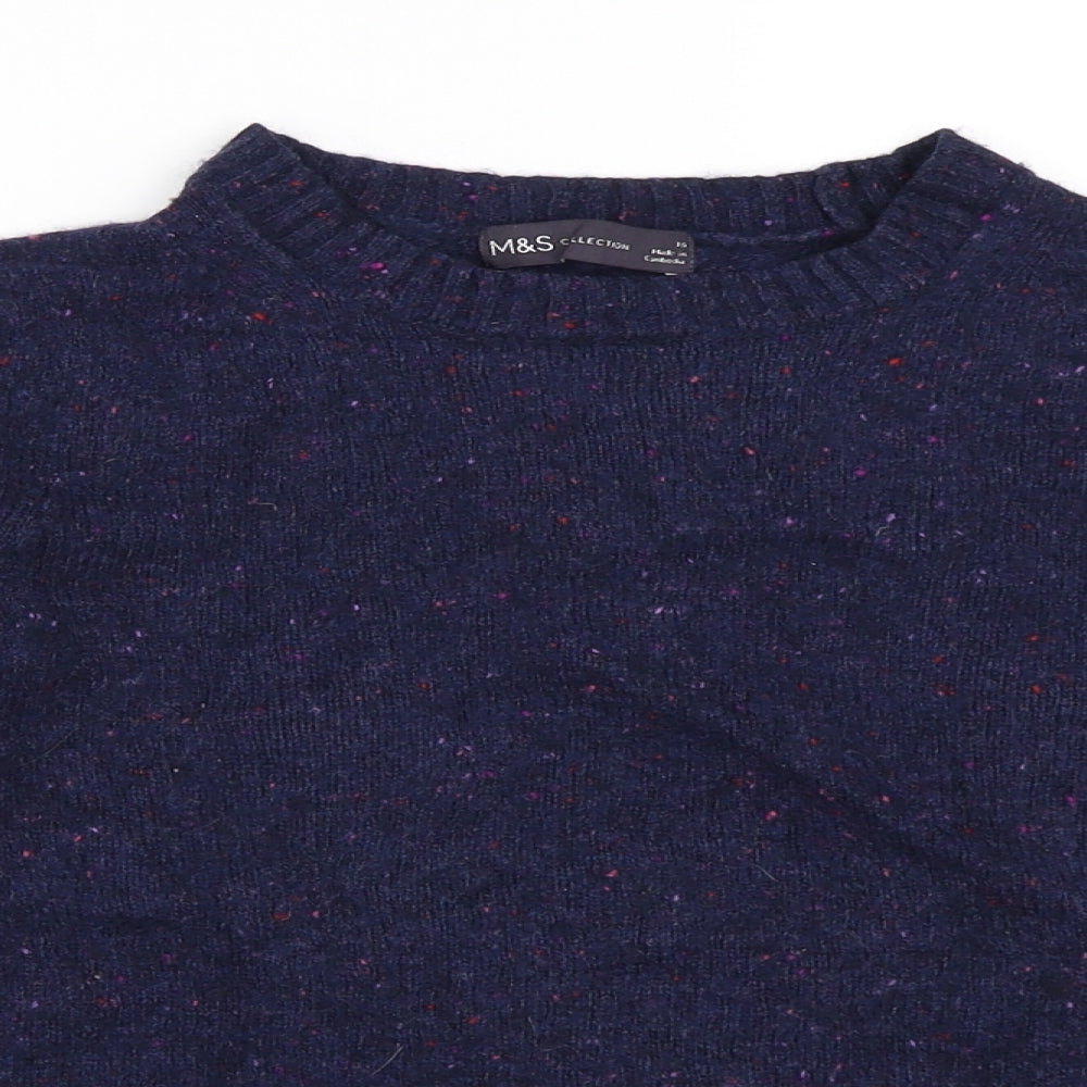 Marks & Spencer Womens Blue   Pullover Jumper Size 10