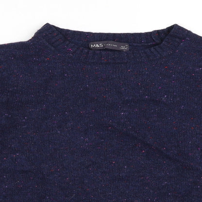 Marks & Spencer Womens Blue   Pullover Jumper Size 10