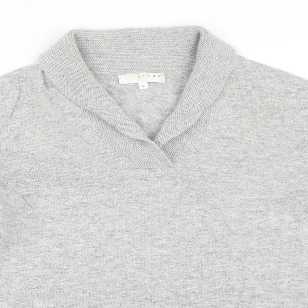 Kenar Womens Grey   Pullover Jumper Size L