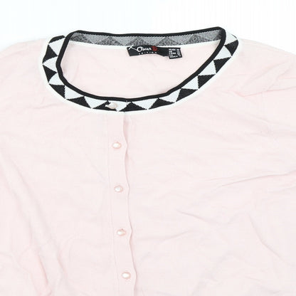 Oscar B Womens Pink   Cardigan Jumper Size 12