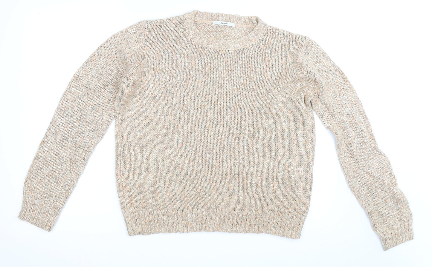 George Womens Beige   Pullover Jumper Size 12