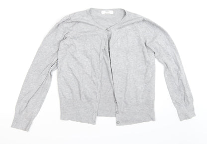 Marks and Spencer Womens Grey   Cardigan Jumper Size 12