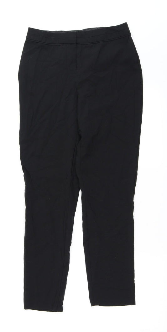 F&F Womens Black   Trousers  Size 8 L27 in