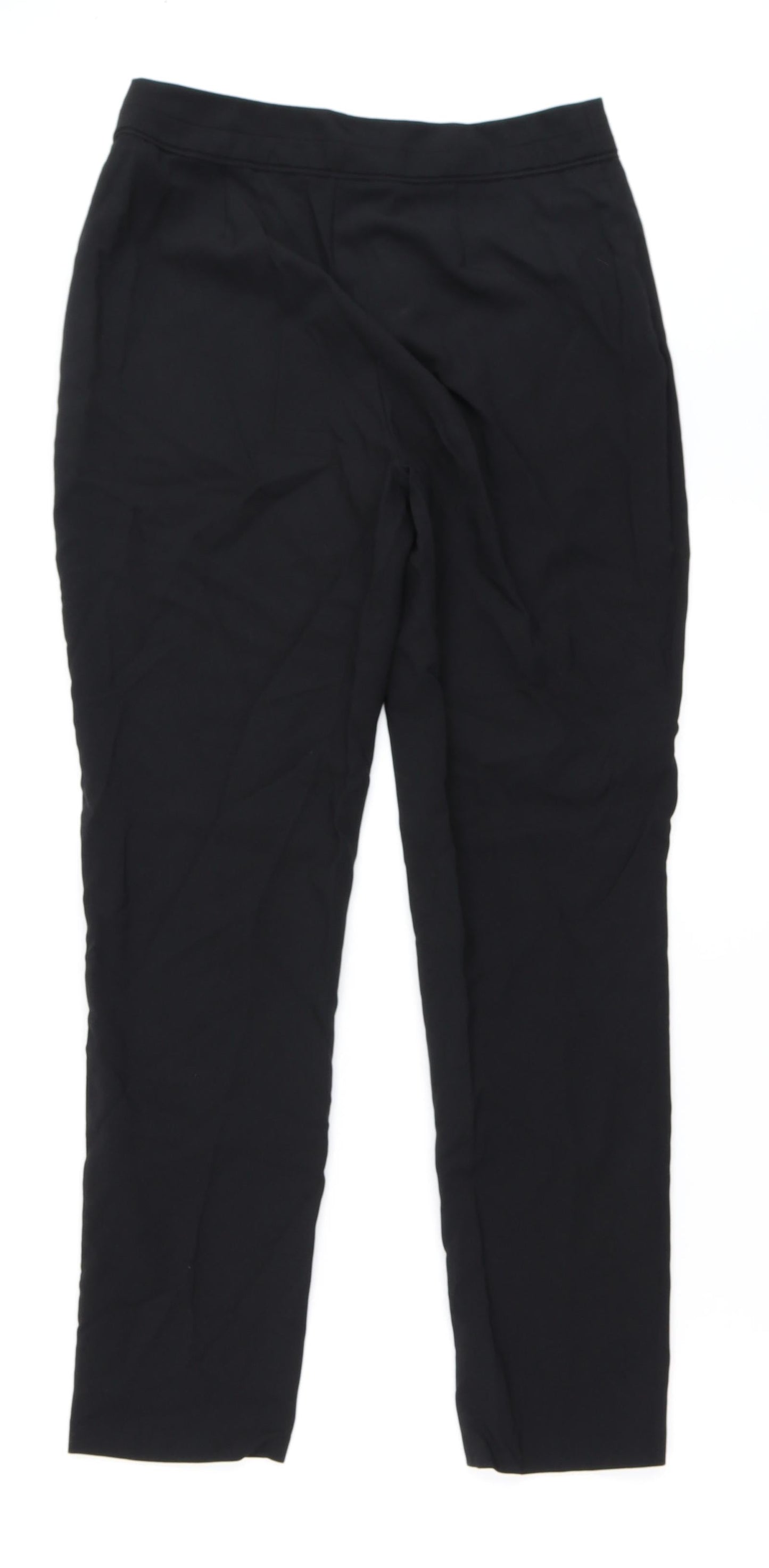 F&F Womens Black   Trousers  Size 8 L27 in