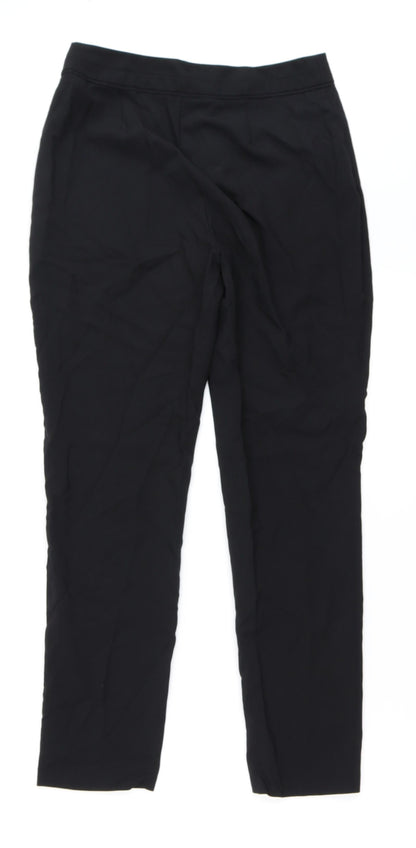 F&F Womens Black   Trousers  Size 8 L27 in