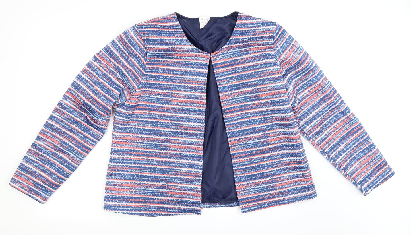Womens UK Size L Anne De Lancay Blue Jacket