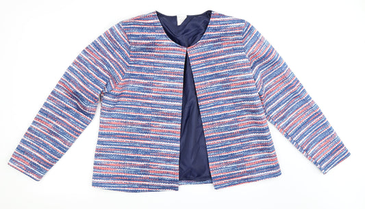 Womens UK Size L Anne De Lancay Blue Jacket