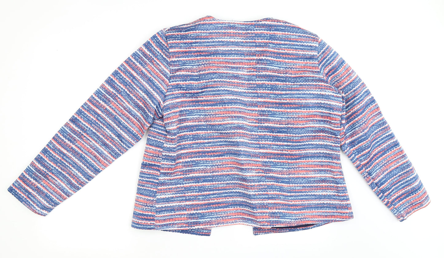 Womens UK Size L Anne De Lancay Blue Jacket