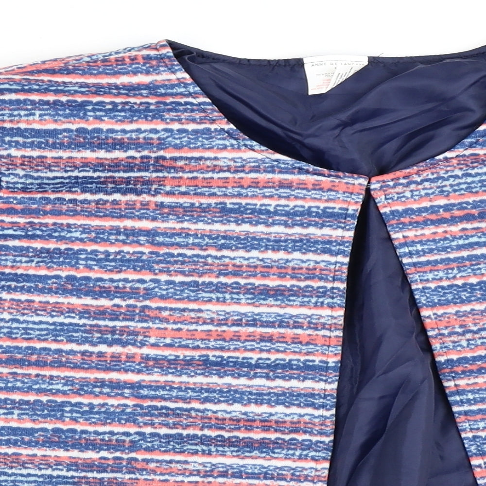 Womens UK Size L Anne De Lancay Blue Jacket