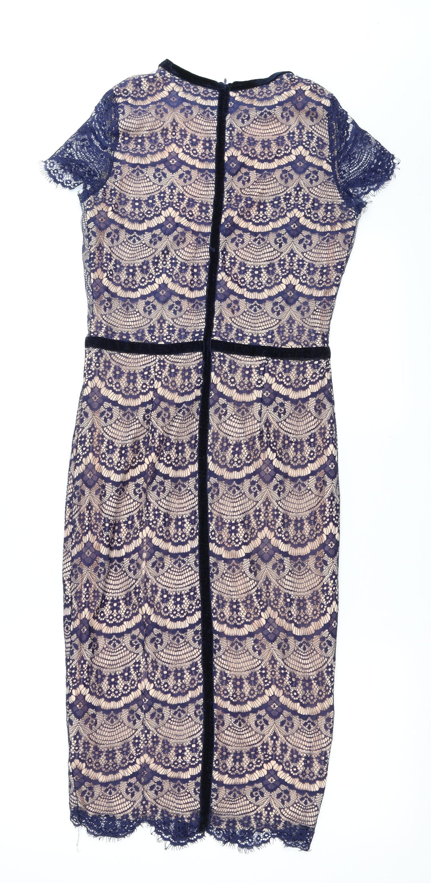 Missguided Womens Blue   Bodycon  Size 12