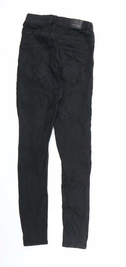 Womens UK Size M Ginatricot Regular Fit Skinny Black Jeans