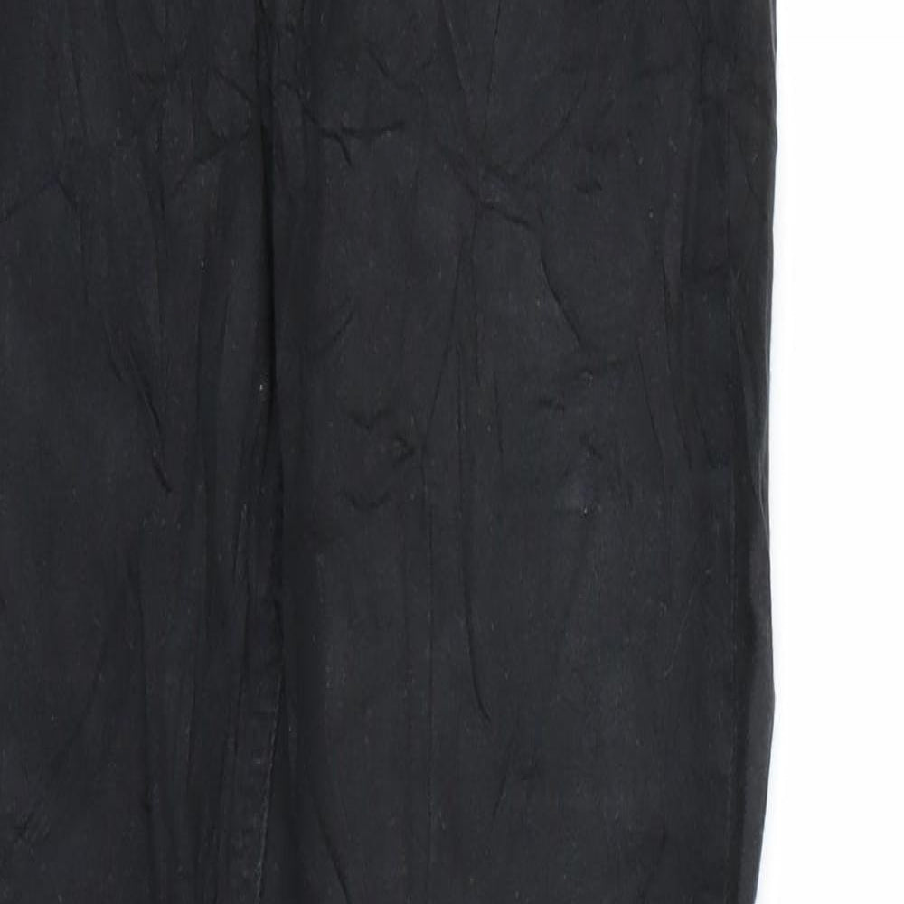 Womens UK Size M Ginatricot Regular Fit Skinny Black Jeans