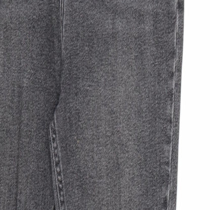 New Look Womens Grey  Denim Skinny Jeans Size 10 L27 in