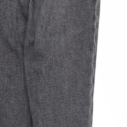 New Look Womens Grey  Denim Skinny Jeans Size 10 L27 in