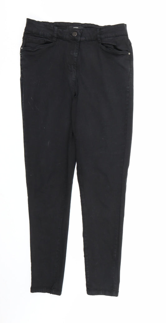 George Womens Black  Denim Skinny Jeans Size 10 L27 in