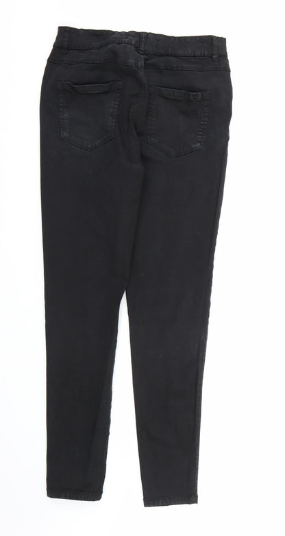 George Womens Black  Denim Skinny Jeans Size 10 L27 in