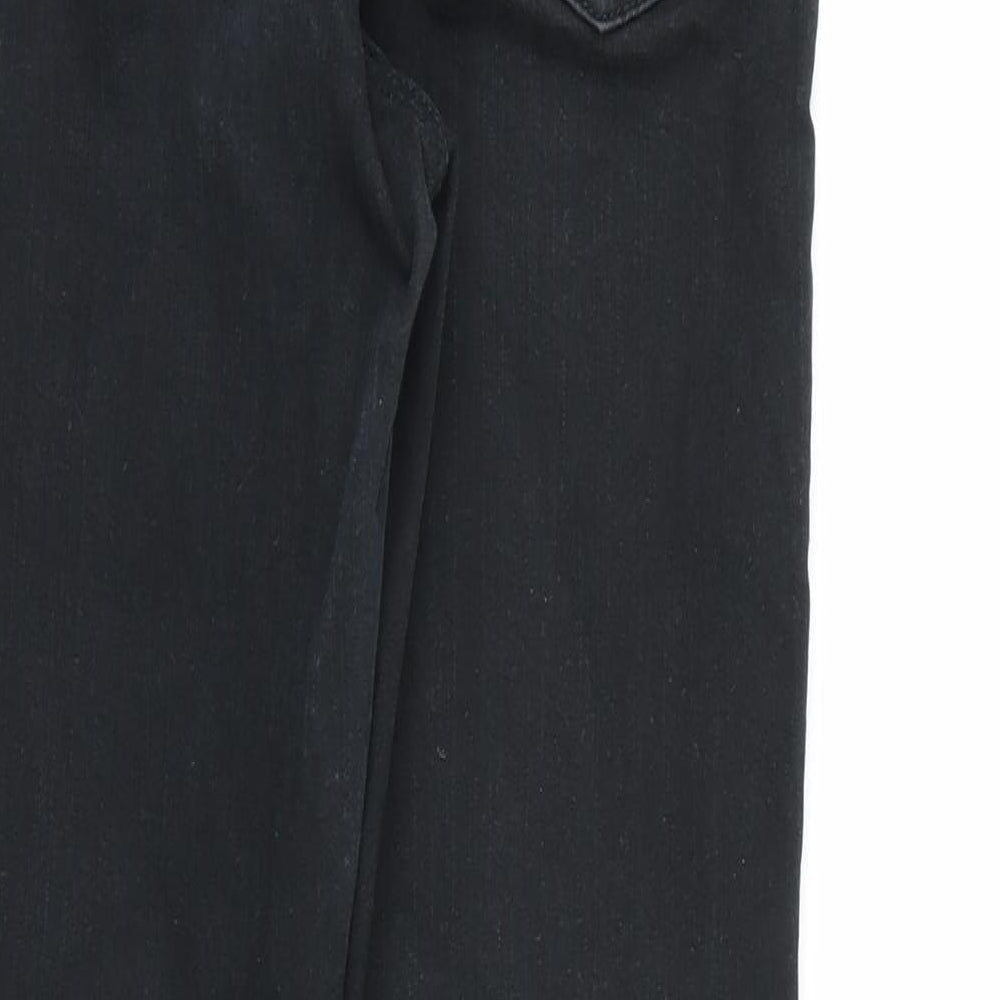 Topshop Womens Black  Denim Skinny Jeans Size 26 in L30 in
