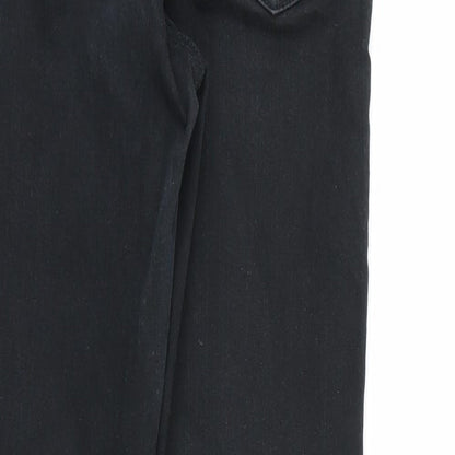Topshop Womens Black  Denim Skinny Jeans Size 26 in L30 in