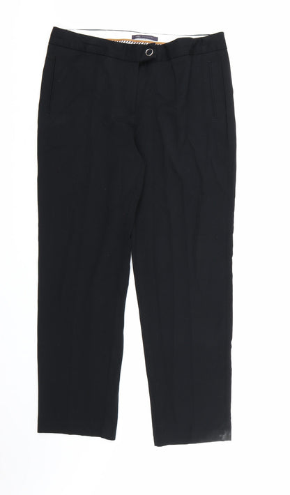 Womens UK Size 14 Marks and Spencer Regular Fit Dress Pants Black Trousers