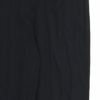 Womens UK Size 14 Marks and Spencer Regular Fit Dress Pants Black Trousers