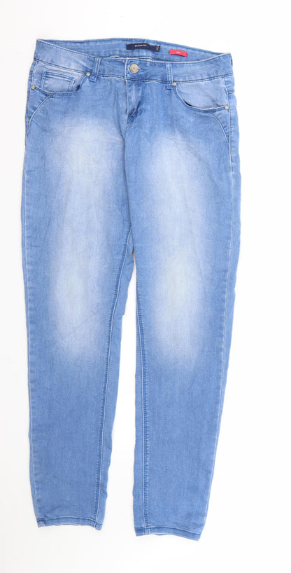 Resereved Womens Blue  Denim Skinny Jeans Size 33 in L32 in