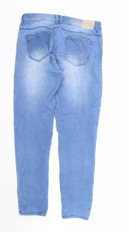 Resereved Womens Blue  Denim Skinny Jeans Size 33 in L32 in