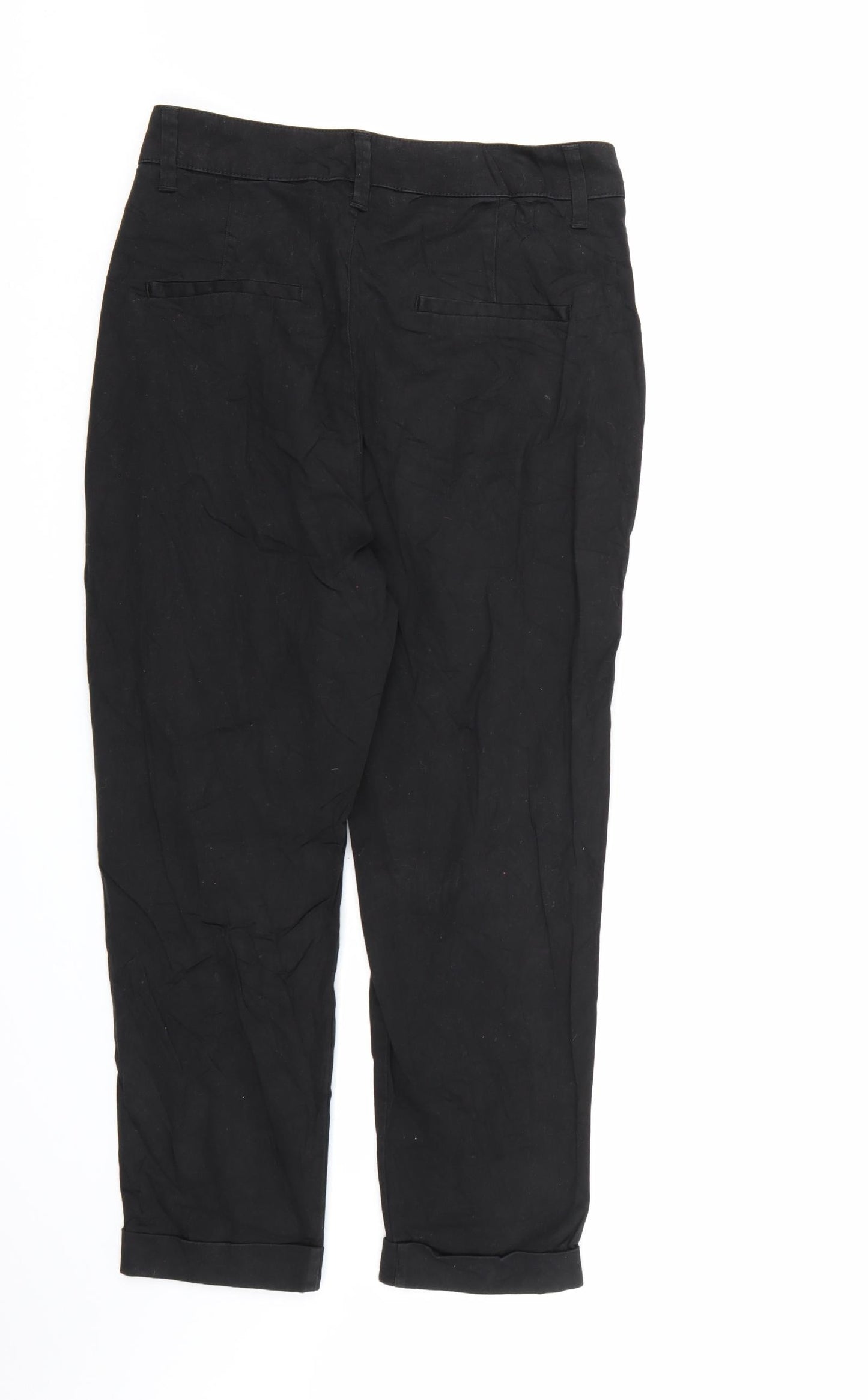 Bershka Womens Black  Denim Straight Jeans Size 10 L24 in