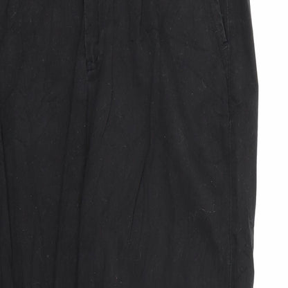 Bershka Womens Black  Denim Straight Jeans Size 10 L24 in