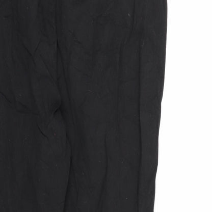 Bershka Womens Black  Denim Straight Jeans Size 10 L24 in