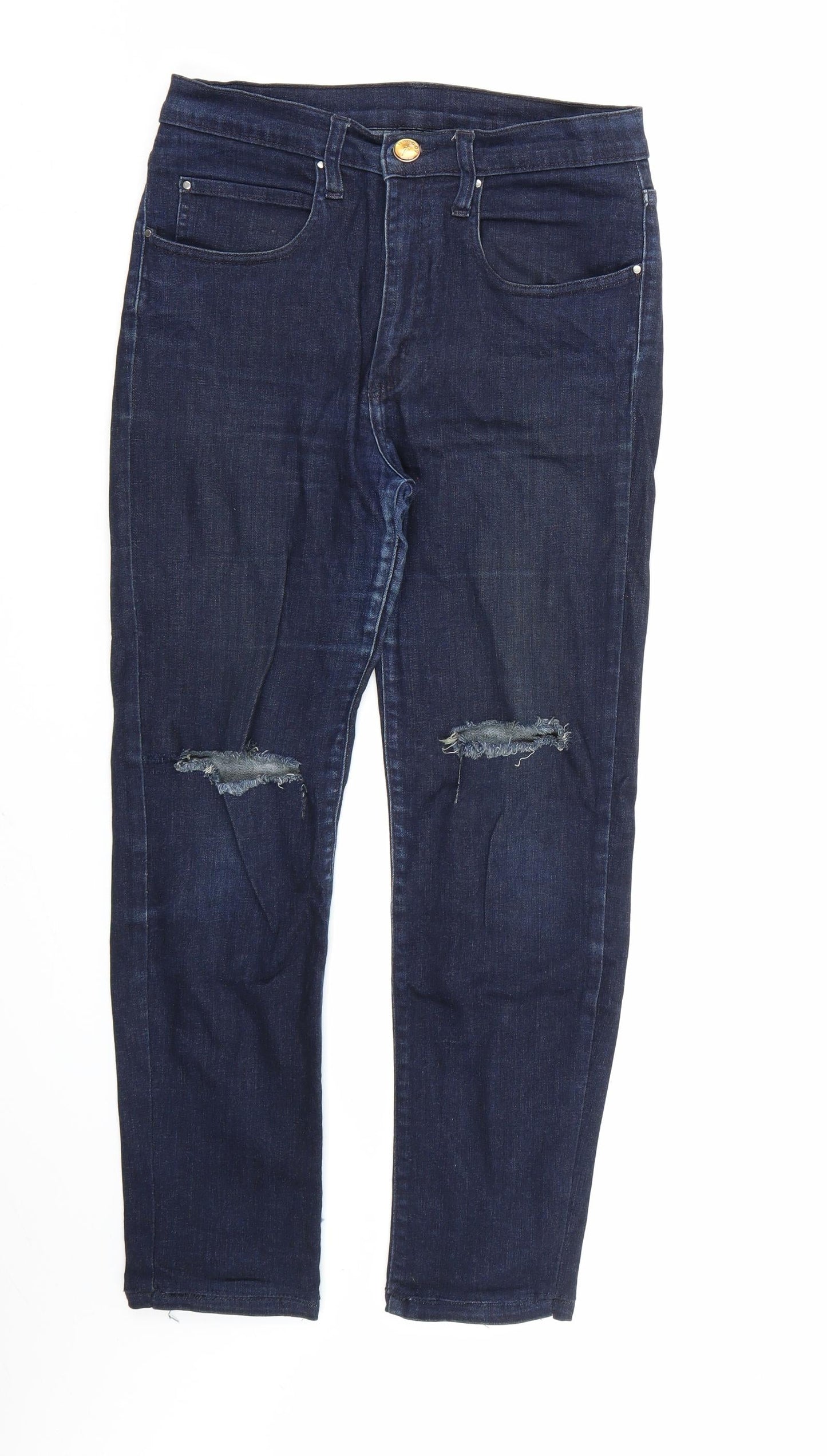 Nobody Womens Blue  Denim Straight Jeans Size 30 in L26 in