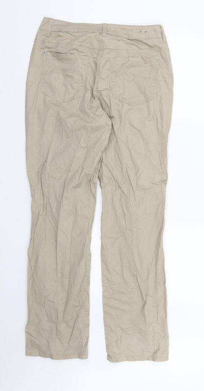 Preworn Womens Beige   Chino Trousers Size 8 L32 in