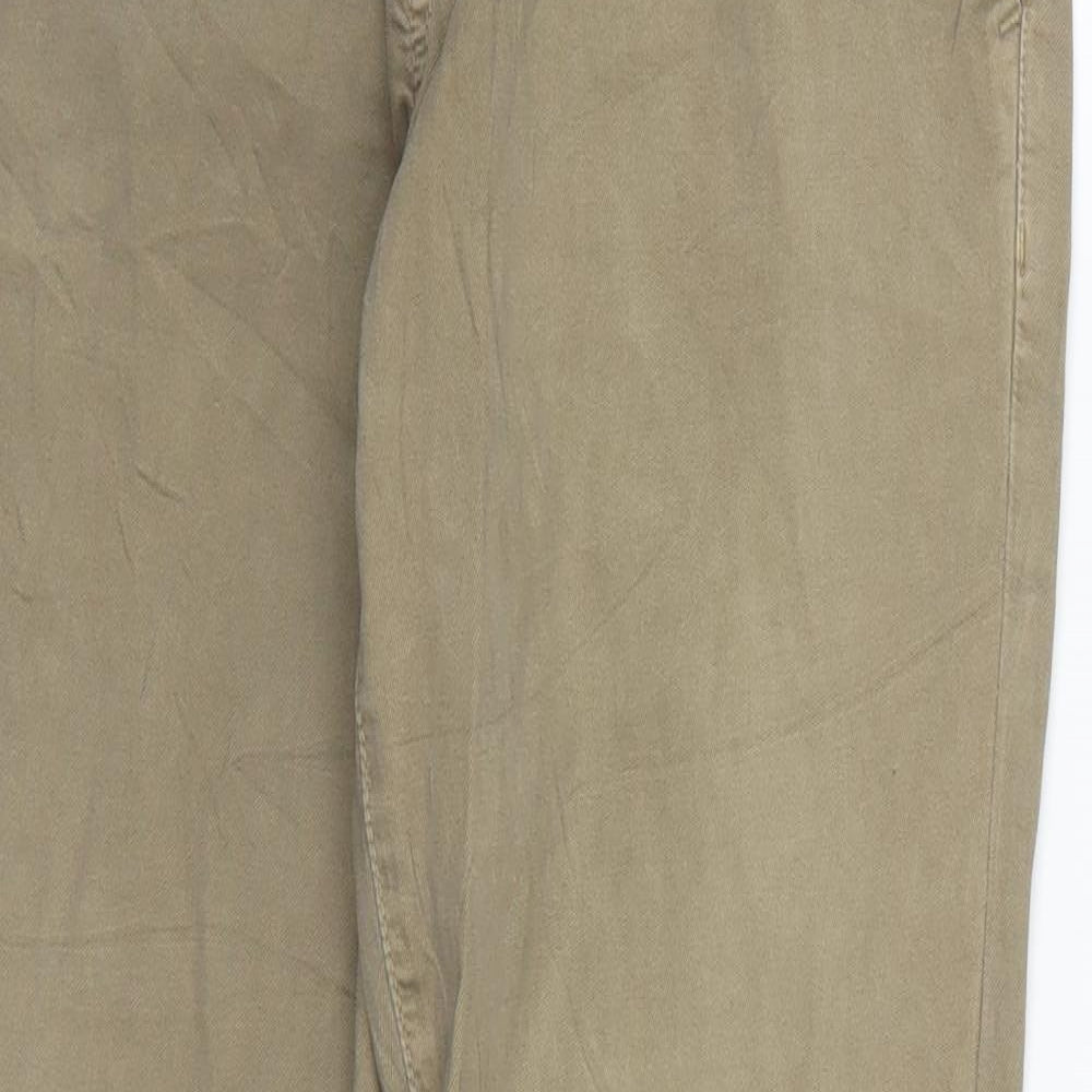 Womens UK Size 10 Cambio Regular Fit Straight Green Jeans