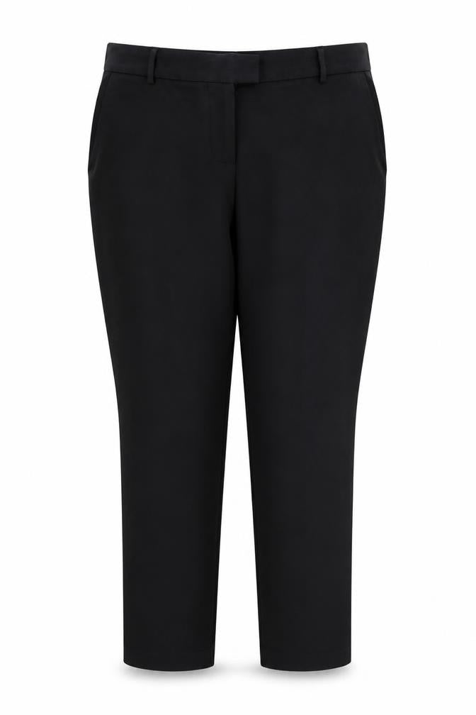 Womens UK Size 16 Papaya Regular Fit Dress Pants Black Trousers