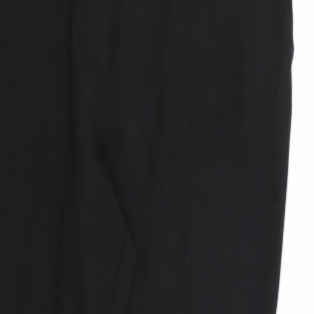 Womens UK Size 16 Papaya Regular Fit Dress Pants Black Trousers