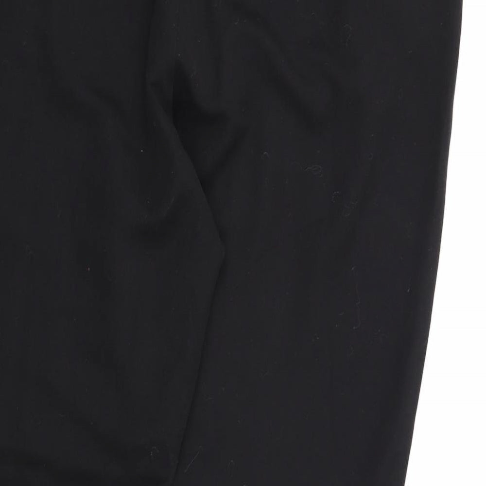 Womens UK Size 16 Papaya Regular Fit Dress Pants Black Trousers