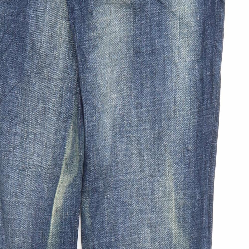 Blend Denim  Womens Blue  Denim Straight Jeans Size 33 in L33 in